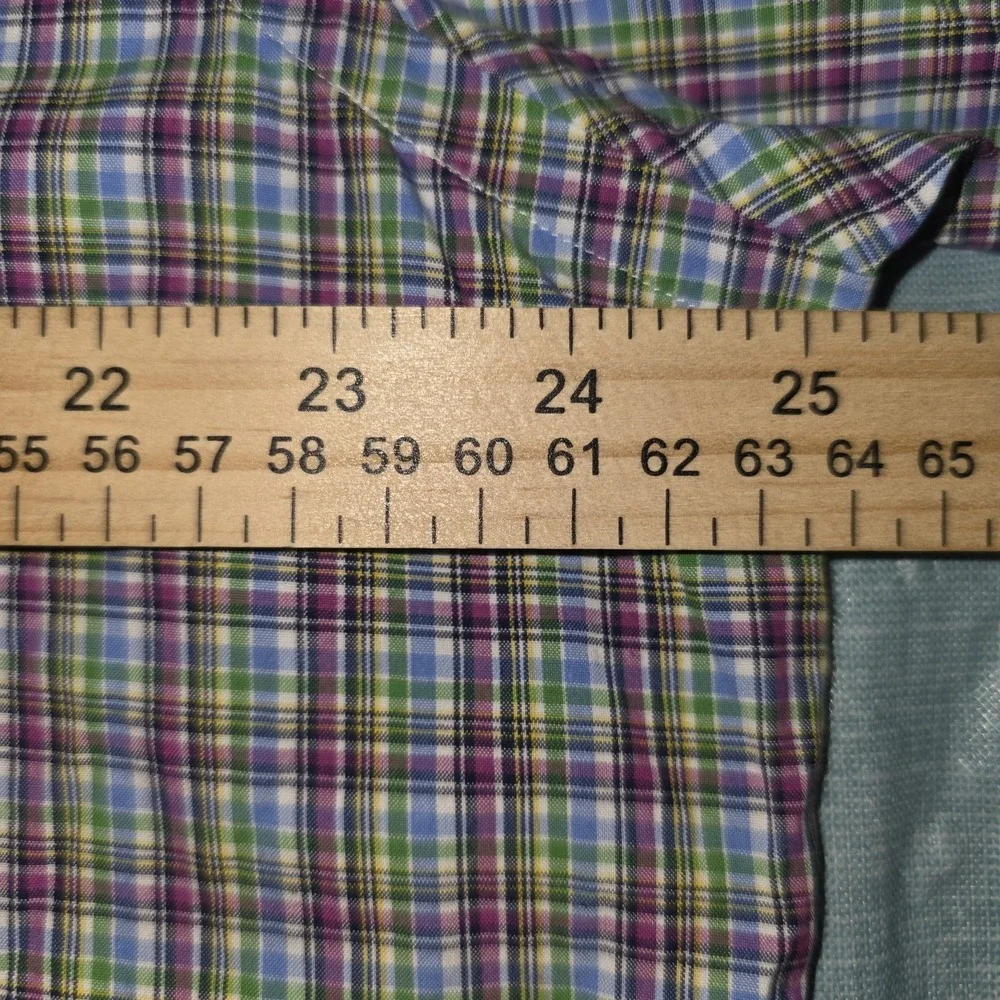 Polo Ralph Lauren Regent Custom Button Up Dress‎ Shirt Mens 17.5 XL Plaid